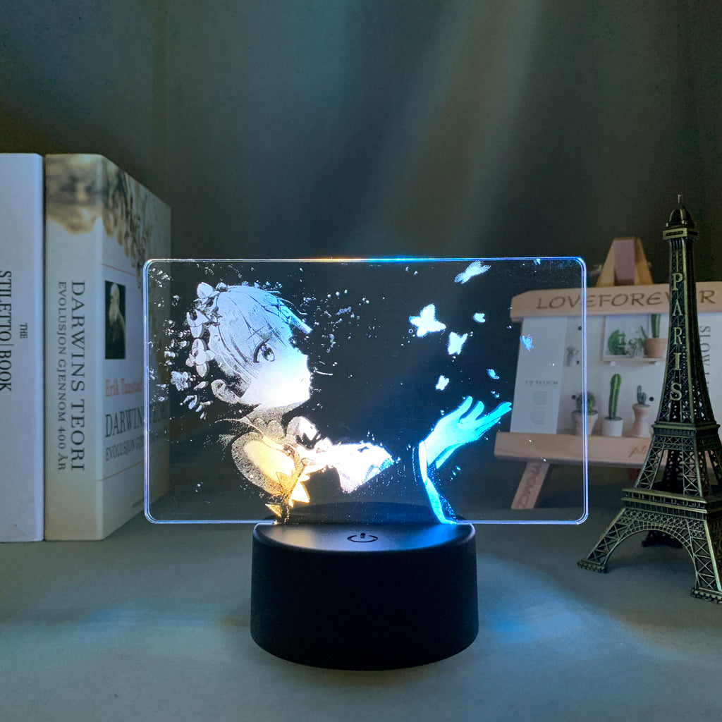 Anime Led Blocks Re Zero Dual-Color Anime LED Light Display | LVL 9